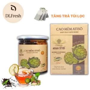 Hình ảnh sản phẩm Cao Atiso DLFresh hũ 500g đóng gói dạng hũ, phù hợp sử dụng hằng ngày hoặc làm quà tặng đặc sản Đà Lạt.