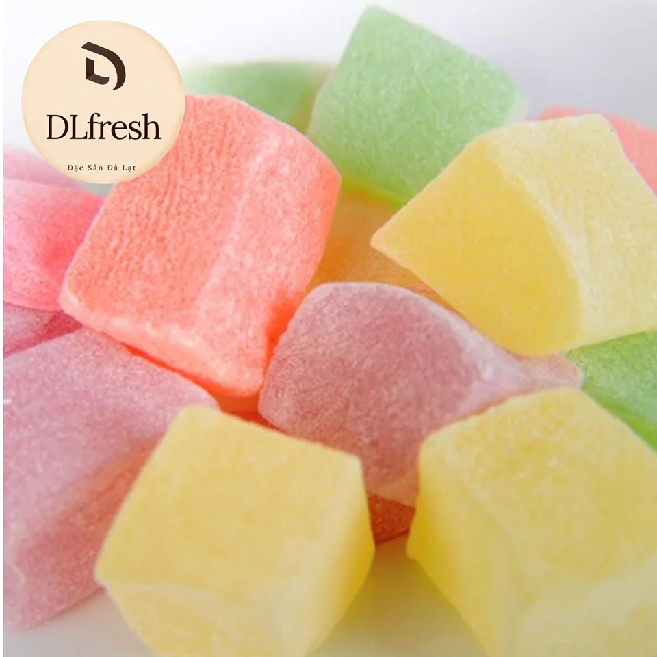 Kẹo Trái Cây DLFRESH Kẹo Dẻo Hương Trái Cây Mix 500gr