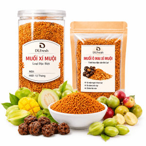 Muối Xí Muội DLFresh Túi 500g | Muối Chấm Trái Cây Đặc Sản Đà Lạt