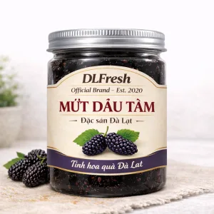 Mứt Dâu Tằm DLFresh Hũ 300g – Đặc Sản Đà Lạt Thơm Ngon