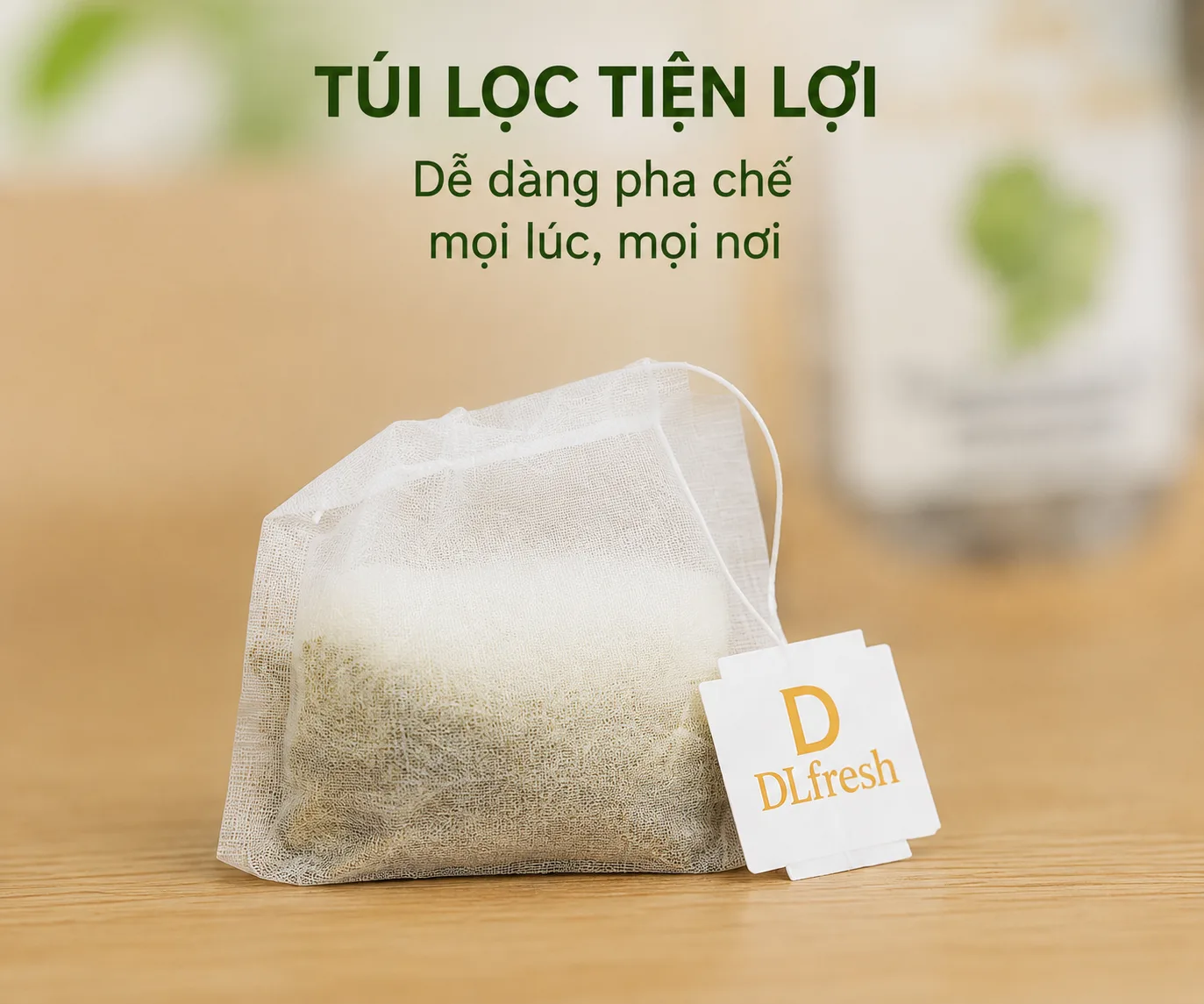 Trà Atiso Túi Lọc DLFresh Hộp 50 Tép – Hương Vị Atiso Đà Lạt Thanh Dịu - Ảnh 3