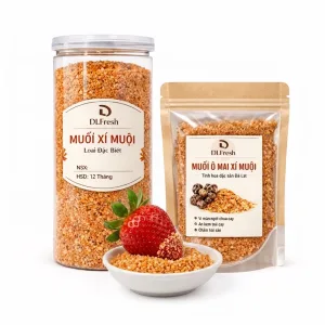Muối Xí Muội DLFresh Túi 500g | Muối Chấm Trái Cây Đặc Sản Đà Lạt