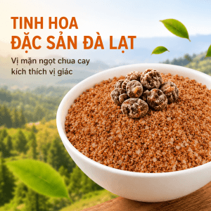 Muối Xí Muội DLFresh 250g – Muối Chấm Trái Cây Đặc Sản Đà Lạt
