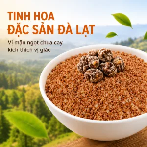 Muối Xí Muội DLFresh 250g – Muối Chấm Trái Cây Đặc Sản Đà Lạt