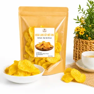 Khoai lang sấy mật ong DLFresh khoai lang sấy giòn 200g